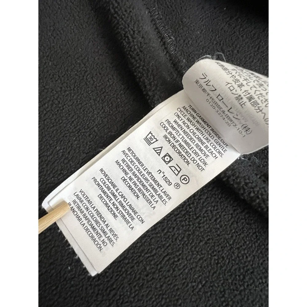 Polo Ralph Lauren Performance Mens Small Softshell Jacket Fleece Lined Grey